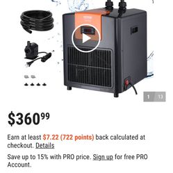 New Vevor Aquarium Chiller 93 Gallon 
