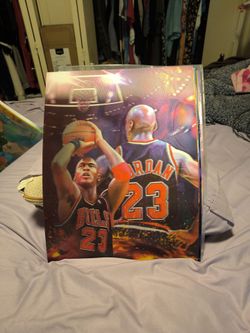 Michael Jordan Bulls #23 Art Print Poster