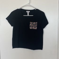 Leopard Pocket girls T-shirt 