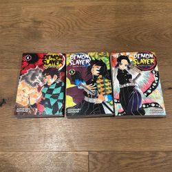 Demon Slayer Manga Books. 4-6 (Good Condition)-$15