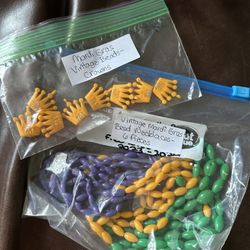Vintage Mardi Gras Necklaces and Crown Beads 1981