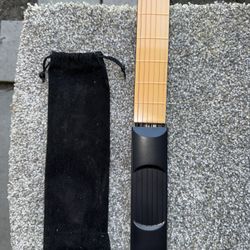 Brand New Pocket Guitar Good Condition Color Black In Case