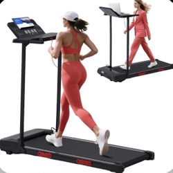 Compact Walking Pad with Handle Bar