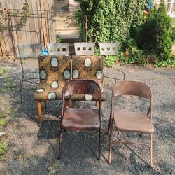 Set Of Chairs-lot Of 3
