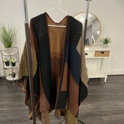 Multicolored Wool Shawl