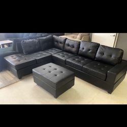 New Sectional + Ottoman 