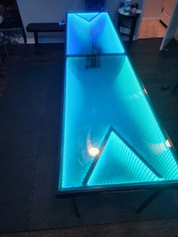 Infinity Glow Light Up Beer Pong Table