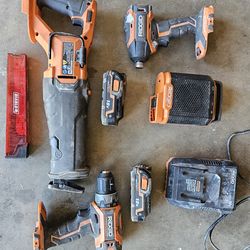Ridgid tool set.