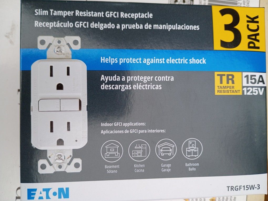 Tamper Resistant GFCI receptacle