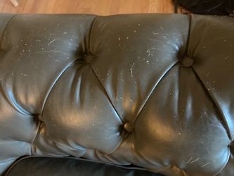 Tufted couch