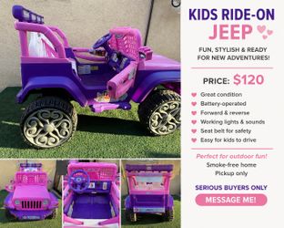Kids Ride- On Jeep