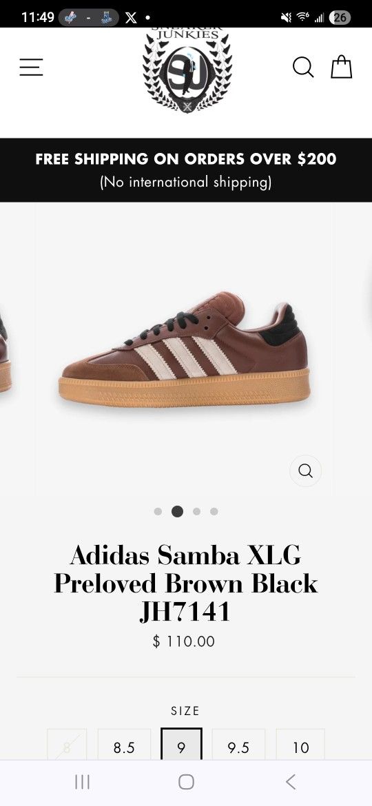 Adidas Samba XLG