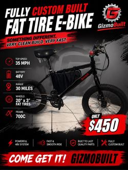 Custom. Built Ebike fast.