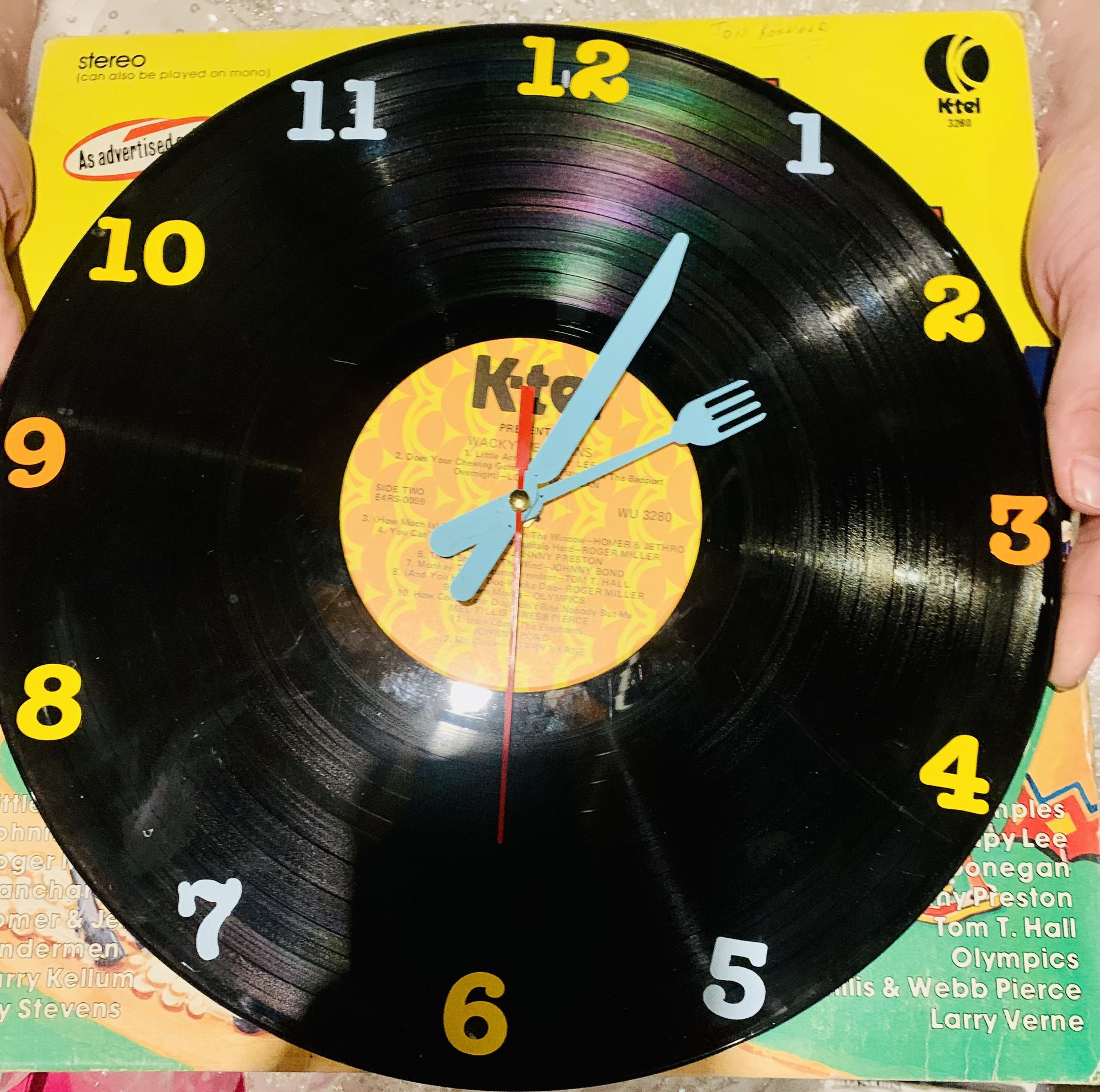 Custom Record Clock 