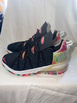 Nike LeBron 18 multicolor size 11 basketball shoes