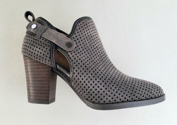 NEW GENUINE LEATHER Franco Sarto SUEDE BOTIES CLOSED TOE SIZE 6M 