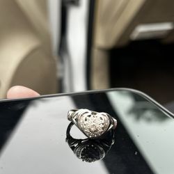 14k White Gold  Engagement Ring