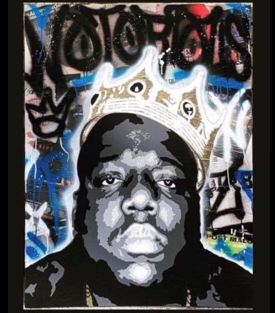 Custom Painting of Biggie. 36x48. Would make a great Xmas gift. Price reduced.