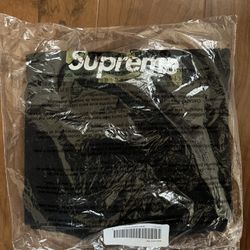 Supreme Box Logo Tee Camo Black Size Medium FW23 