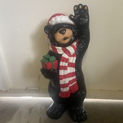 Ceramic Christmas Bear 