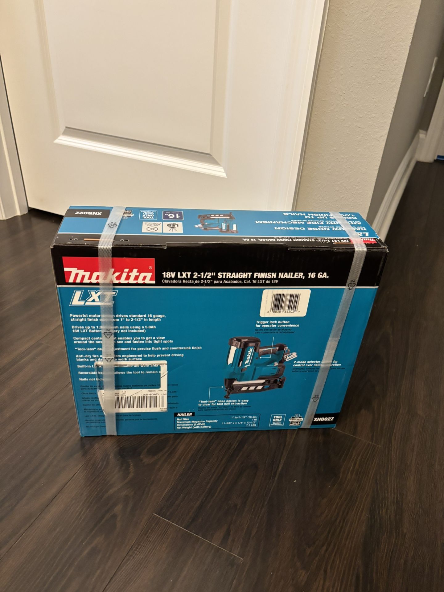 18V LXT Lithium-Ion 16-Gauge Cordless 2-1/2 in. Straight Finish Nailer