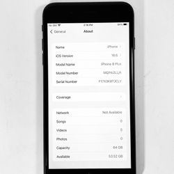 Apple iPhone 8 Plus 64GB Unlocked Fully Functional