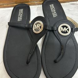 Michael Kors.  Black Sandals Size 6