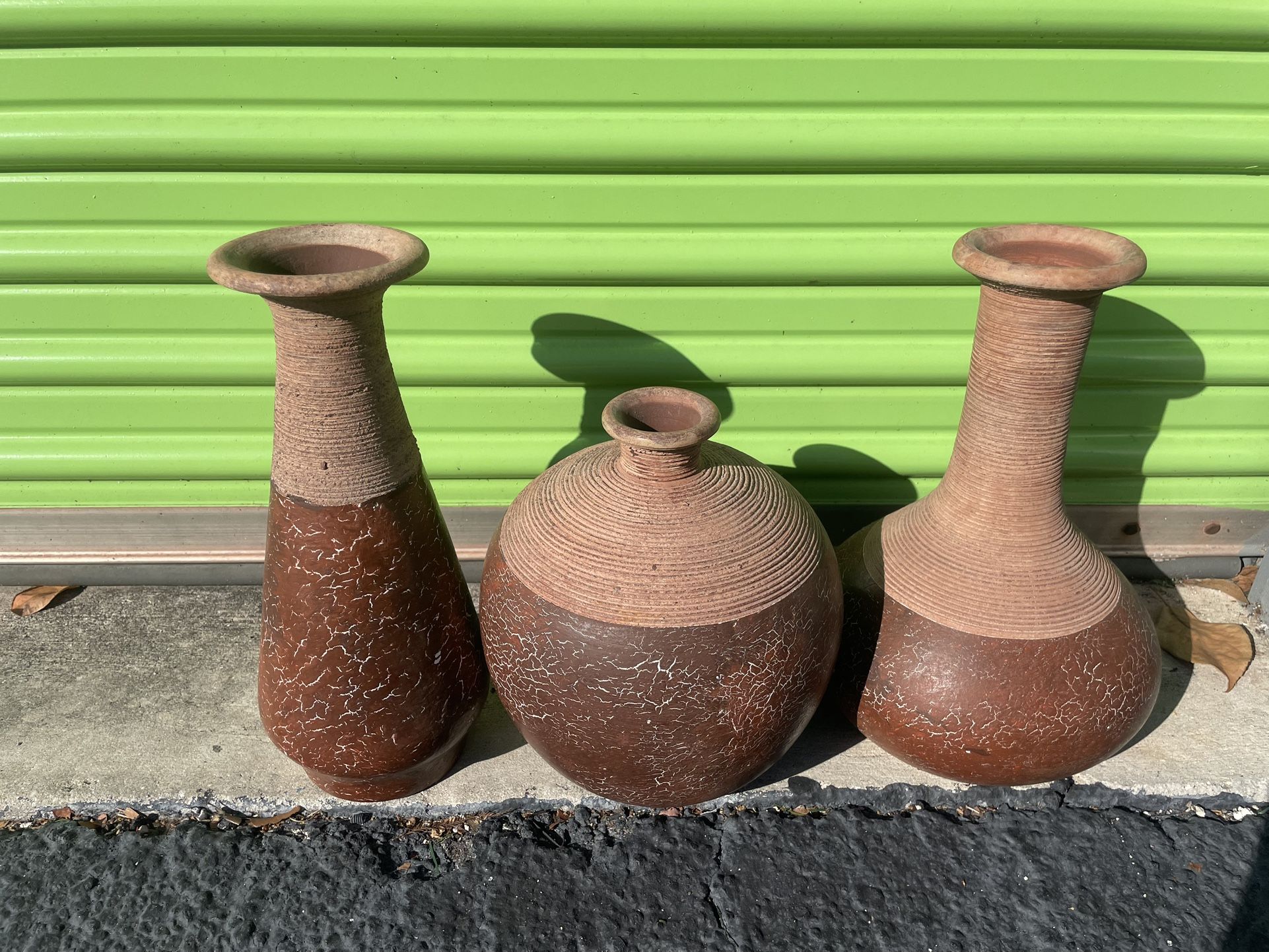 Vintage Japanese Pottery Of Bizen Hand Work