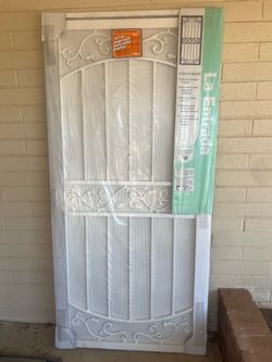 Security screen door