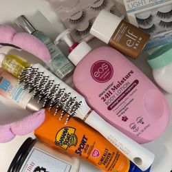 beauty/skincare products 