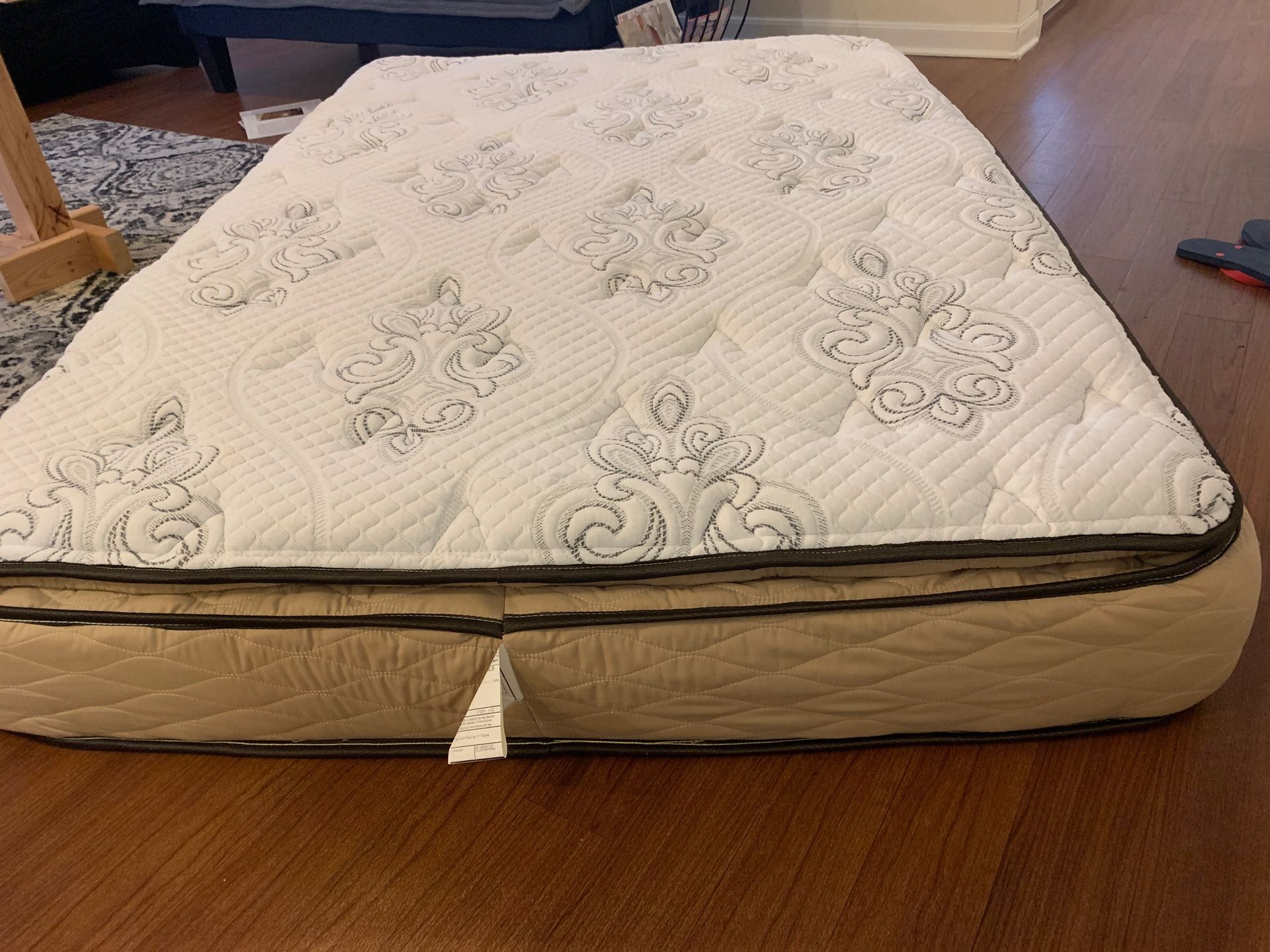 Nuform quilted top pillow top