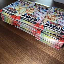 Prismatic Evolutions Booster Pack Lot Of 30