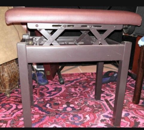 Professional adjustable Height Padded Piano bench