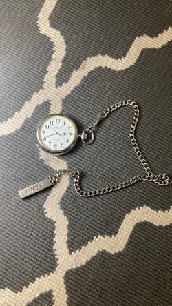 Timex Pocket Watch with Chain