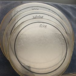 Remo Drum Heads 10’ 12’14’All For $25