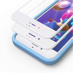 iPhone 8 Plus / 7 Plus [2 pieces],3D Full Screen Tempered Glass Film 9H Screen Protector with Installation Tool for iPhone 8 Plus / 7 Plus (5.5 in") -