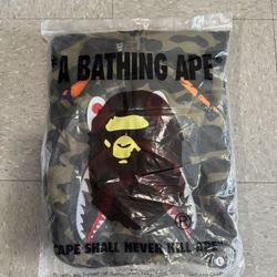 BAPE 1st Camo Shark Full Zip Hoodie 'Green'