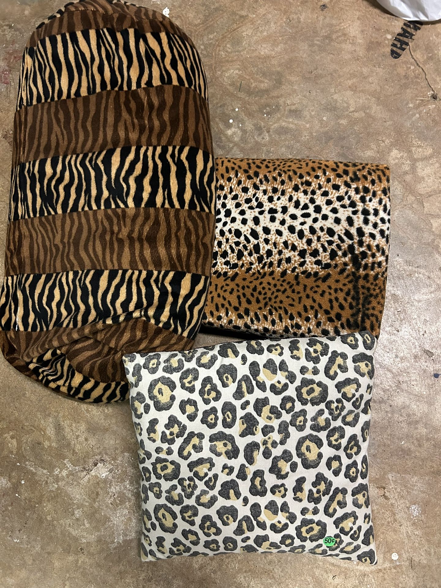 Pillows And A Small Stool