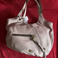 OrYany Pink pebble  Hobo Bag with Whipstitch Detail