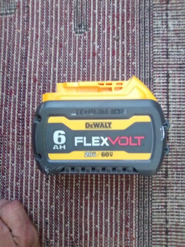6AH DeWalt 20v/60v Max FLEXVOLT  BATTERY
