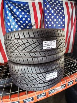 ✅ 245/40ZR19 CONTINENTAL EXTREMECONTACT DWS PLUS HIGH PERFORMANCE 2 NICE USED TIRES 245 40 19