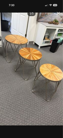 3 end tables