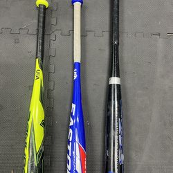 T-Ball and Baseball bats