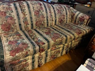 Floral sofa