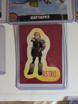 2014 Topps how to train your dragon 2 ASTRID  sticker card