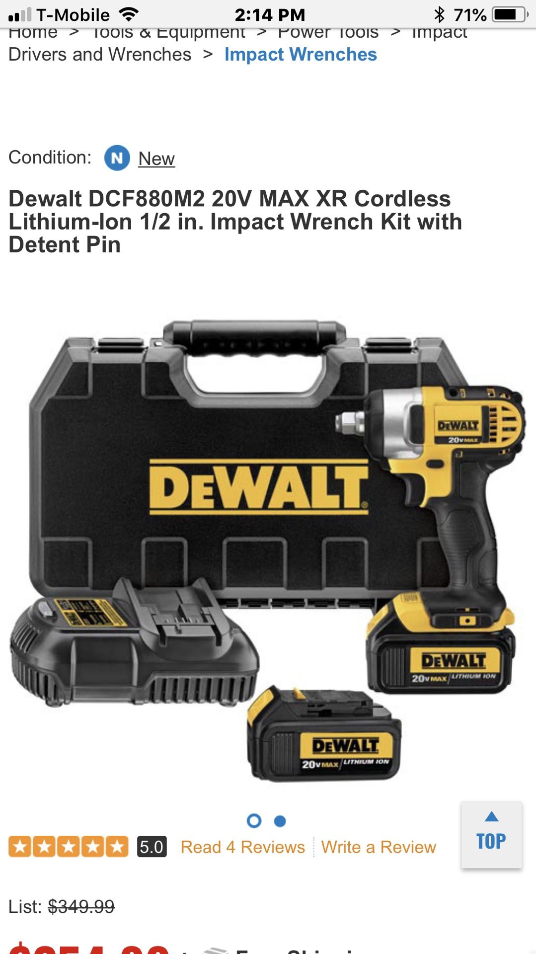 Dcf 880 impact Dewalt wrench driver