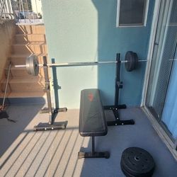 Bench Press And Weights 145 Lbs