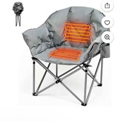 Camping outdoor chair with Seat warmer