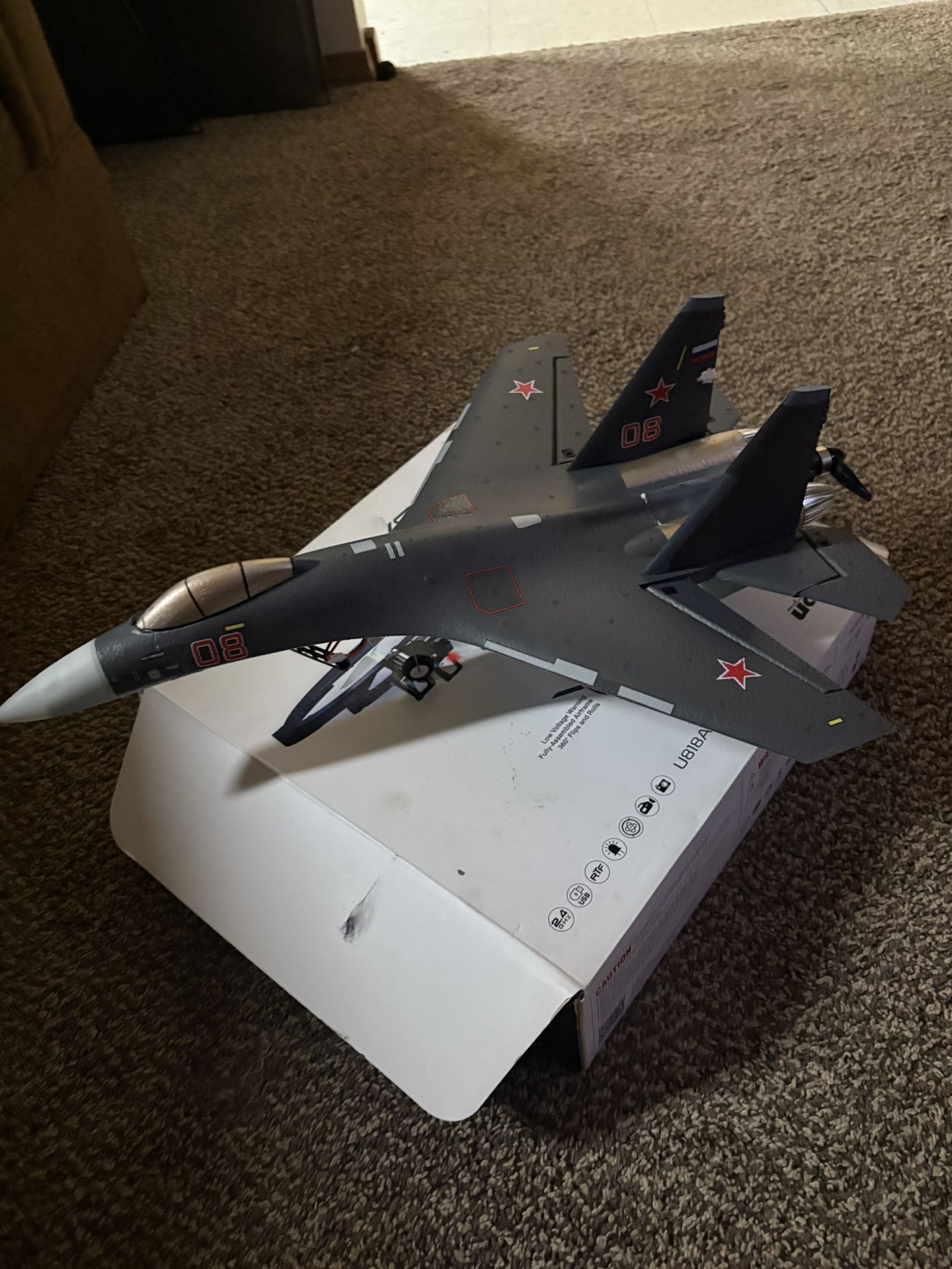 SU35 Remit control Jet Rc
