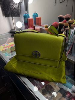Limited Edition Neon Lime Green Tory Burch Bag